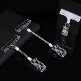 BD-03 Transparent show clip clip memo price tag pop rack holder 000L-Large 15ea