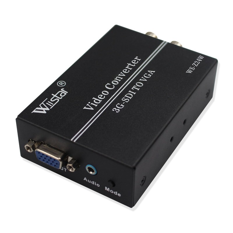 Wiistar SDI to VGA Audio Converter Support 1080P for VGA