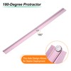 sourcing map 2pcs Folding Straight Ruler 30cm Metric Aluminum Alloy