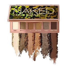 Urban Decay Naked Mini Essentials Palette, Foxy - Eyeshadow Palette with 6 Olive-Toned Neutrals - Richly Pigmented & Ultra Blendable Mattes and High-Shine Shimmers - Up to 12 Hour Wear