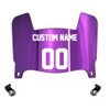 Customize Your Player Name & Number - Purple Chrome Mirror