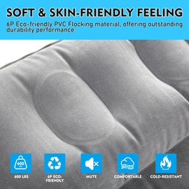 OPP ULITE SUV Air Mattress with Cordless Built-in Pump Fast Air Inflate, 6P Eco-Friendly PVC Flocking, Skin-Friendly Feeling, 5.5-inch Height Car/Camping Mattress for Mid/Large SUV, Minivan, Truck