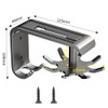 DEPAOTLUX 2 Pieces Hook Rack for Kitchen Utensils, Metal Kitchen