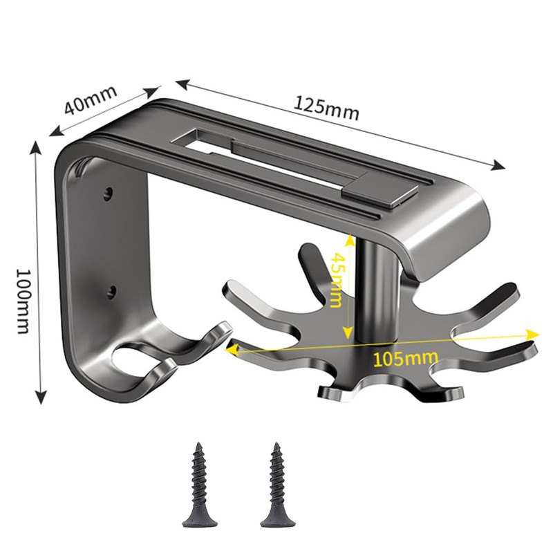 DEPAOTLUX 2 Pieces Hook Rack for Kitchen Utensils, Metal Kitchen