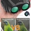 FUNTOCA Binoculares Telescopio 12x25, Binoculares Prismáticos con Alcance de Visión