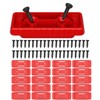 NyVoozy(20pcs-Red Feet Mounting System,Mounting Feet for Milwaukee Packout, Mounting Feet