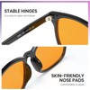 [2025]Orange Lens Computer Blue Light Glasses for Men&Women,Blocking Gaming Glasses,Daily