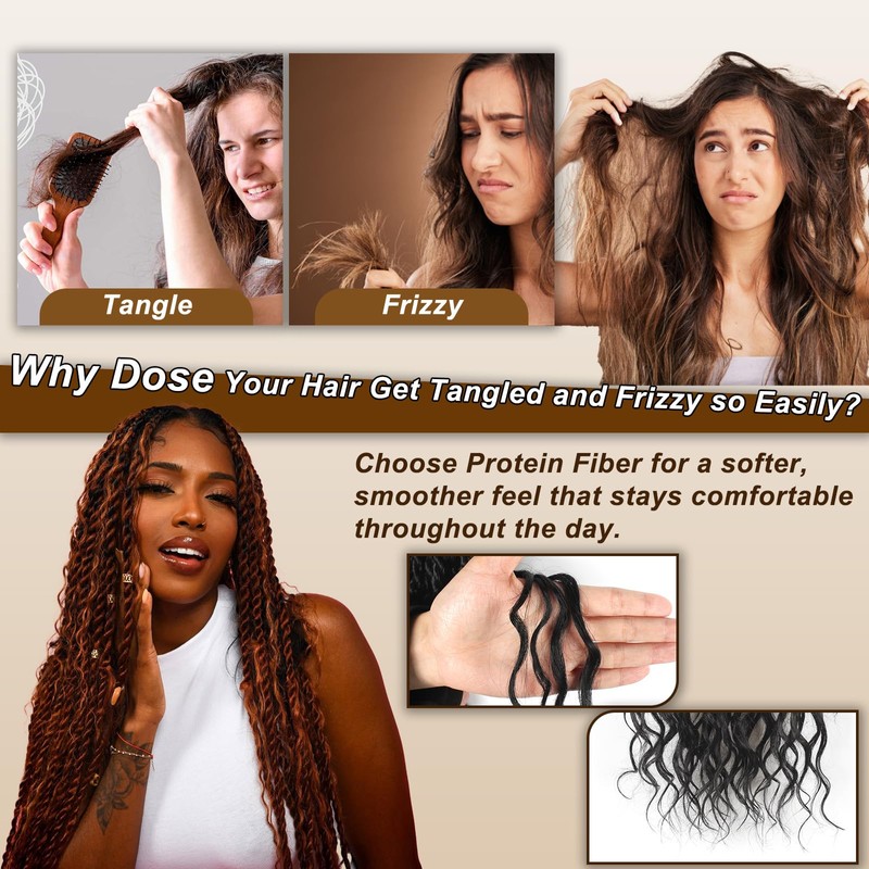 Senegalese Twist Crochet Hair with Curly Ends for Black Women
