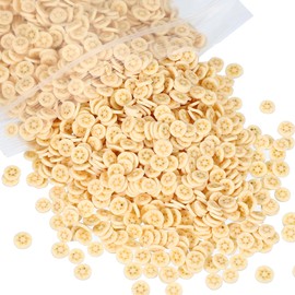 PATIKIL Polymer Clay Slices, 100g Banana Slice Fruit Art Slices Food Polymer Clay for DIY Nail Decor, Crafts Making, DIY Filler Accessories, Yellow