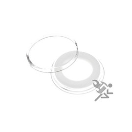 (10) Air-tite 18mm White Ring Coin Holder Capsules for Seated Barber Mercury Roosevelt Dimes