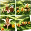 28Pcs Fairy Garden Accessories outdoor, Miniature fairies for fairy garden