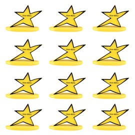 Landical 12 Pcs Funny Star Trophy Bulk with Humorous Your Did It Inscription Funny Desk Decor Stars Recognition Trophy for Coworkers Cute Desk Birthday Encouragement Gift