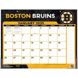 TURNER SPORTS Boston Bruins 2025 22x17 Desk Calendar (25998061555)