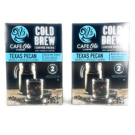 Cafe Olé by H-E-B Texas Pecan Cold Brew Coffee Packs (2 Pack)