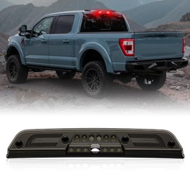 SHINEFIT LED Third Brake Light Camera Design Replacement for F150 2015-2024 / F250 F350 F450 Super Duty 2017-2024 / Ranger 2019-2024 3rd Brake Cargo Light - Only Fits Models with Cargo Bed Camera