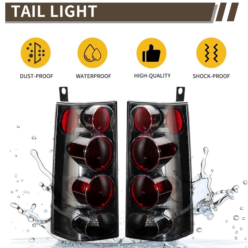 MiKaFex Tail Light Halogen Compatible With 2003-2023 Chevy Express GMC