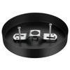 Canomo 6 Inch Black Ceiling Lighting Canopy Kit Ceiling Plate