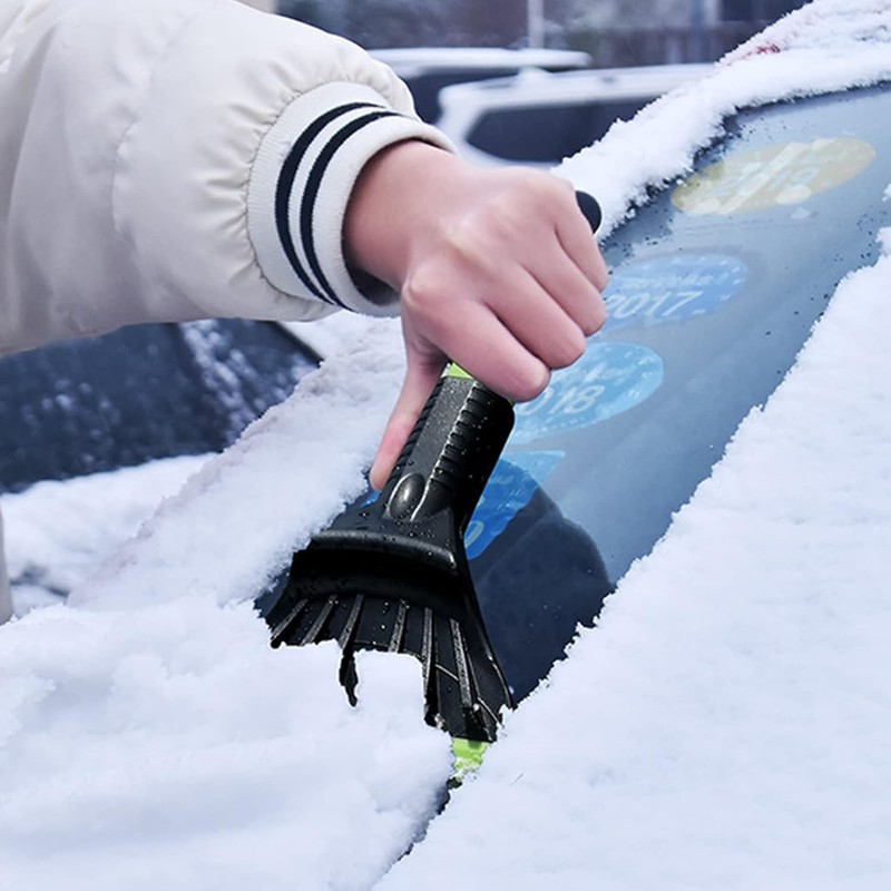 Fogsun Eiskratzer Auto,Eisschaber,Eiskratzer Kratzer Auto mit Rutschfester,Eiskratzer für Autos Windschutzscheibe