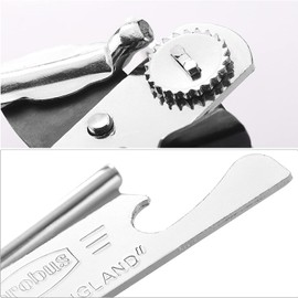 ZSMJAER 2 Pieces Stainless Steel Can Opener, Manual Can Opener, Can Opener, Multifunctional Can Opener Hold, Adjustable, Lid Opener, Safety Do for Young and Old, Young and Old