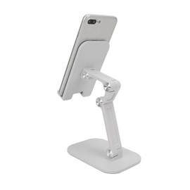 Cell Phone Stand Portable, Office and School Supplies Office Supplies Mini Anti Slip Foldable Changeable Angle Height Desktop Phone Holder Tablet Holder,Office Supplies (White)