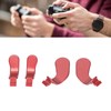 Controller Paddles, 4 Pieces Red Metal Stainless Steel Paddles Hair