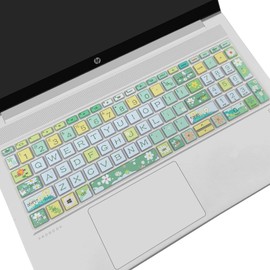 Sanfulin Keyboard Cover for 15.6" HP ProBook 450/455/650 G8/G9/G10, ZBook Power G8/G9 - Cute Spring Flowers Keyboard Skin