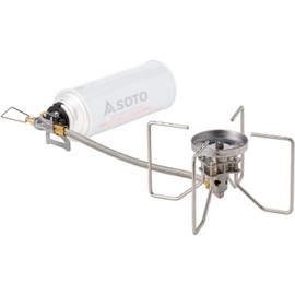SOTO FUSION ST-330 Single Burner with Regulator (High Heat Power, Wind Resistant), CB Cylinder, Separated Type, Solo Duo Group, Camping Regulator Stove, Made in Japan