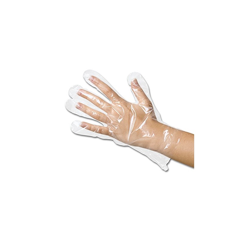 Comair 3011617 Women's Disposable Gloves, Smooth, Pack of 24, 0.018