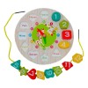 Reloj Educativo de Madera Educar ME-009 Didáctico Montessori Niños
