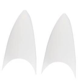 Healvian Manicure Nails 500pcs Fake Nails Plastic Pointed Safe Easy Diy Nail Art Kit for Ladies