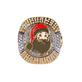 Sports prize winter christmas santa Baseball softball football tournament championship ring size 11 (5, CHAMPIONS RING)