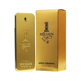 Paco Rabanne 1 Million for Men Eau de Toilette Spray 3.4 Fl Oz Plain Box