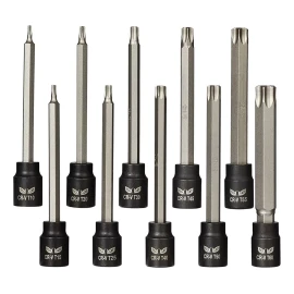 Owl Tools Juego De Llaves Torx Extra Largas (paquete De 10) T10 T60
