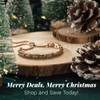 RainSo Magnetic Bracelet for Women Stainless Steel with Crystal Design