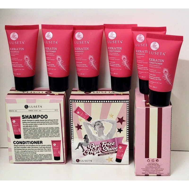 Luseta 3 TRAVEL DUO pk LUSETA Bye Frizz High Shine