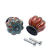 Shiwaki 5 x Knobs, Cupboard Drawer Handles, Cupboard Handles, Ceramic