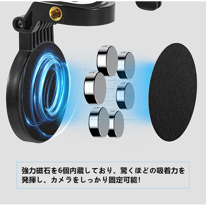 SHEAWA for Insta360 GO 3S/GO3 Magnetic Mount, Mount Adapter, Built-in