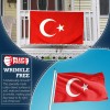 Anley Rip-Proof Double Sided 3-Ply Turkey Flag 3x5 Foot Turkish