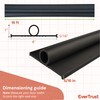 EverTrust Garage Door Bottom Seal – Weatherproof Stripping Rubber Seal