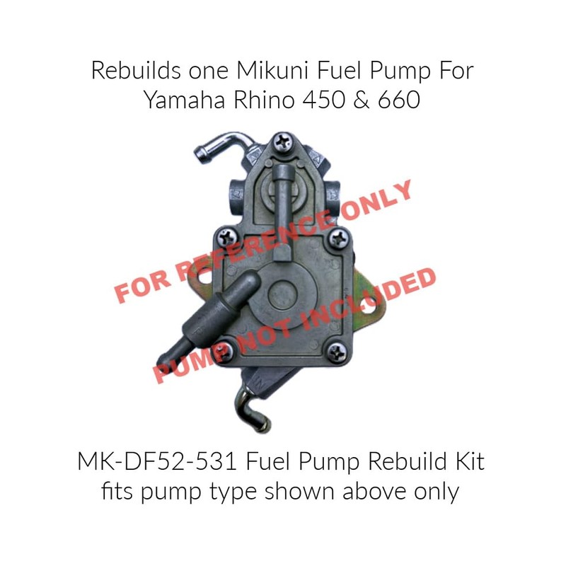 Mikuni MK-DF52-531 Fuel Pump Rebuild Kit For Yamaha Rhino 450