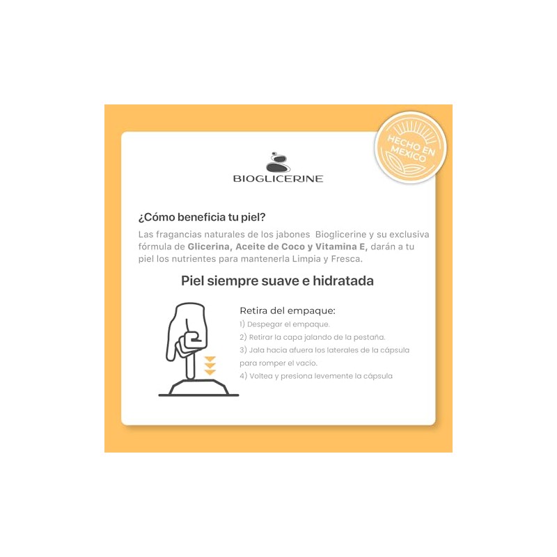 Set de jabones BIOGLICERINE ÁMBAR | 2 Pack | Jabón