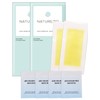 NATURECO Wax Depilation Sheets, 40 Sheets (20 Pairs), Wax Removal