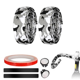 KEGECOL Bicycle Handlebar Tape (Set of 2) Black - Improve the Grip of Your Handlebar with This Bicycle Handlebar Tape - Wrap Your Handlebar for a Comfortable Ride