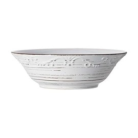Pfaltzgraff Trellis Serve Bowl, 9", White