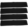 4Pcs Cord Organizer Management Sleeve Cable Cover with Zipper Protective
