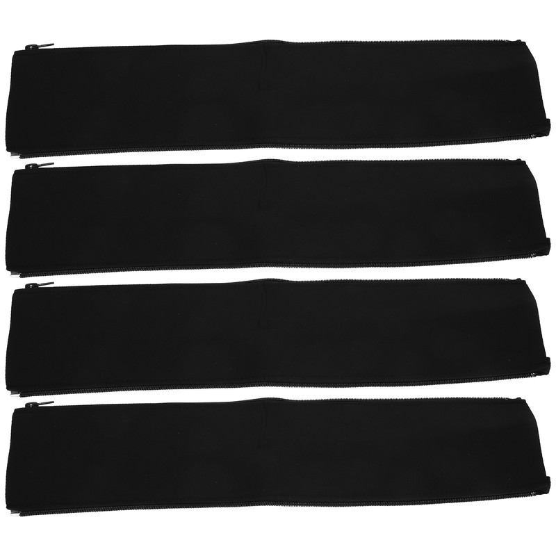 4Pcs Cord Organizer Management Sleeve Cable Cover with Zipper Protective
