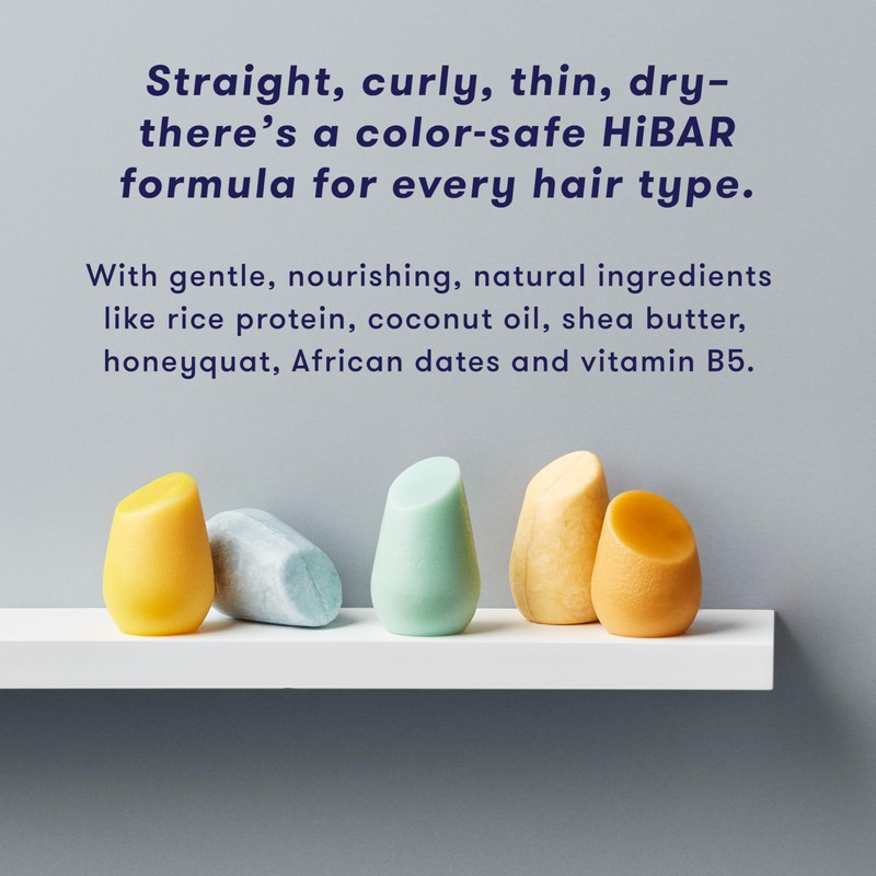 HIBAR - Moisturize Shampoo Bar - For Dry, Frizzy Hair