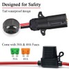 GragicSZ 7 Way Trailer Plug to O Ring Cable,10AWG 7