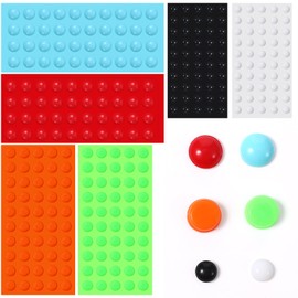 280 Pcs Combo Bump Dots for Visually Impaired - Multiple Sizes Low Vision Aids - Braille Stickers, Raised Tactile Dots for Elderly and Blind, High Contrast Colors