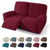 JIVINER 4 Pieces Recliner Loveseat Covers Stretch Recliner Sofa Slipcover